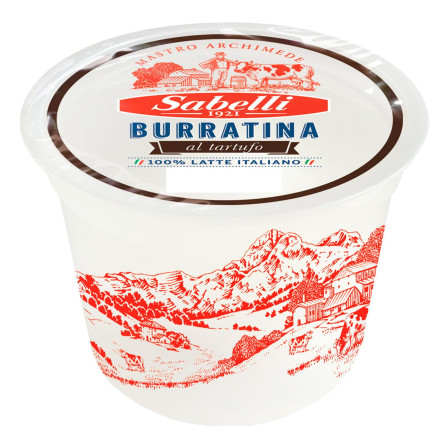 Сыр Sabelli Burratina с трюфелем 50% 100г