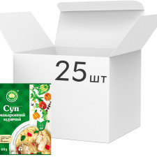 Упаковка супу Ласочка Макаронний зі смаком курки 60 г х 25 шт mini slide 1