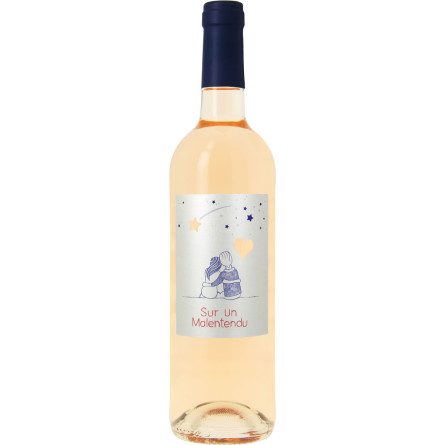 Вино Sur Un Malentendu рожеве сухе 0.75 л 12%