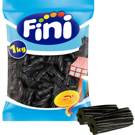 Жевательные конфеты Fini Лакричные черные цилиндрики 1 кг