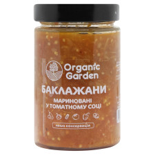 Баклажани Organic Garden мариновані у томатному соусі 370г mini slide 1