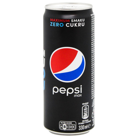 Напиток Pepsi Max сильногазированный бескалорийный 0,33л