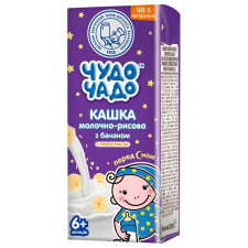 Каша молочно-рисова з бананом Чудо-Чадо від 6-ти місяців 200г mini slide 1