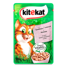 Корм для котів Kitekat з лососем в соусі mini slide 1
