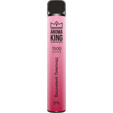 Одноразова електронна сигарета Aroma King Bar 1500 5 мл 5% Вишневий лимонад mini slide 1