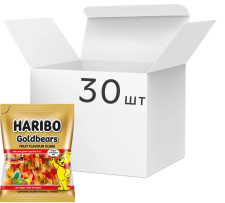 Упаковка цукерок жувальних HARIBO Gold bears 80 г х 30 шт. mini slide 1