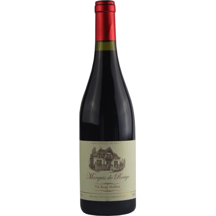 Вино Marquis De Rouge червоне напівсолодке 0.75 л 10.5%