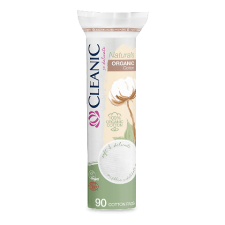 Диски ватні Cleanic Naturals Organic косметичні круглі mini slide 1