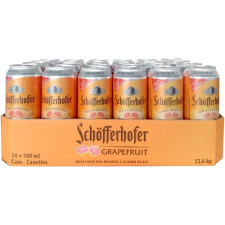Упаковка пива «Schofferhofer Grapefruit» спеціальне нефільтроване пшеничне з додаванням соку 2.5% 0.5 л x 24 шт mini slide 1