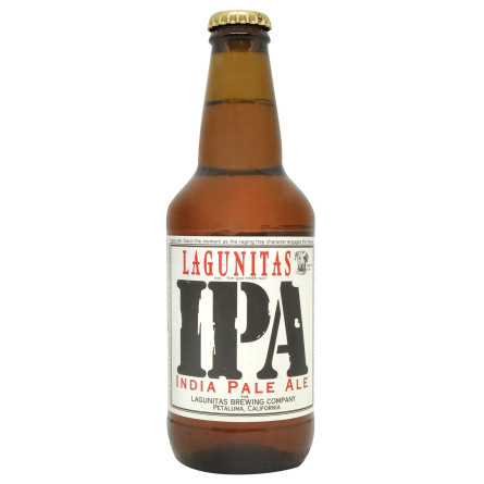 Пиво Lagunitas IPA India Pale Ale світле 6,2% 0,335л