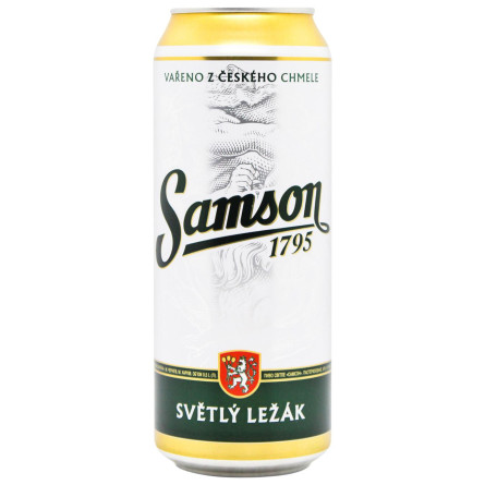 Пиво Samson світле 4,1% 0,5л slide 1
