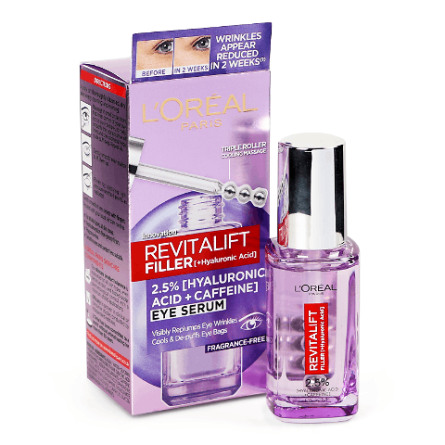 Сироватка L'Oreal Revitalift Filler + Hyaluronic Acid для шкіри навколо очей