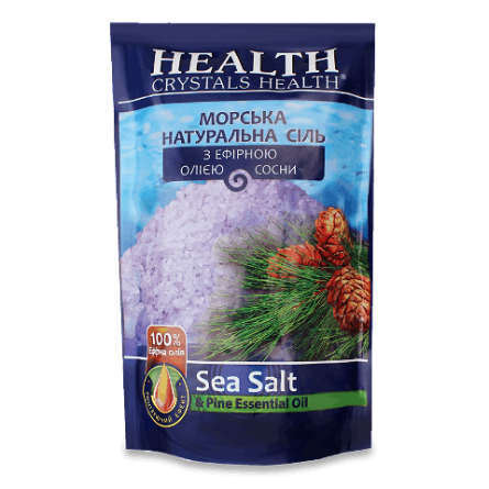 Сіль для ванни морська Crystals Health з ефірною олією сосни