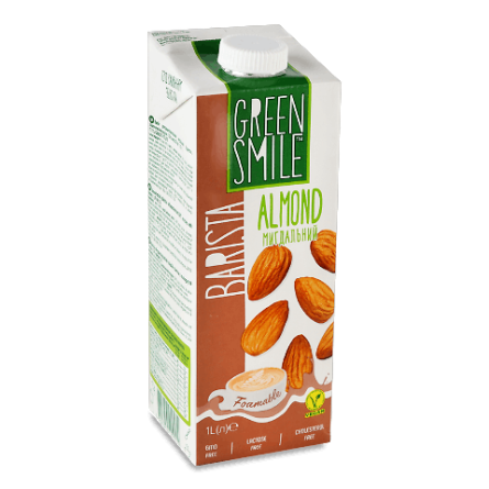 Напій ультрапастеризований Green Smile Barista мигдальний 1,5%