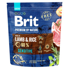Корм сухий Brit Premium LambRice для собак з чутливим травленням 1кг mini slide 1