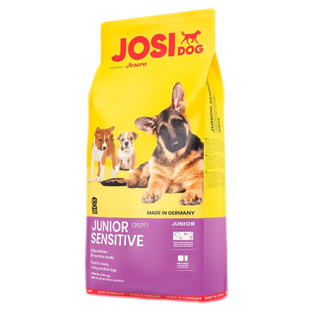 Корм сухий JosiDog Junior Sensitive з м'ясом домашньої птиці для собак 900г
