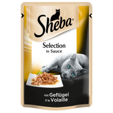 Корм Sheba влажный для кошек птица 85г mini slide 1