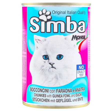 Корм Simba Утка для кошек 415г slide 1