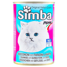 Корм Simba Утка для кошек 415г mini slide 1