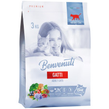 Корм сухий Benvenuti Gatti Яловичина для котів 3кг mini slide 1