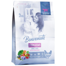 Корм сухий Benvenuti Sterilizzati для стерилізованих котів 3кг mini slide 1