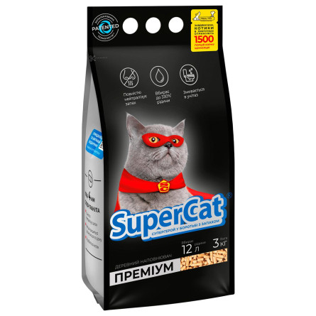 Наполнитель Super Cat премиум 3кг