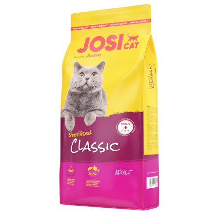 Корм сухой JosiCat Classic для стерилизованных котов 650г