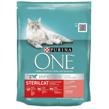 Корм Purina One Indoor сухий з лососем для стерилізованих котів 200г mini slide 1
