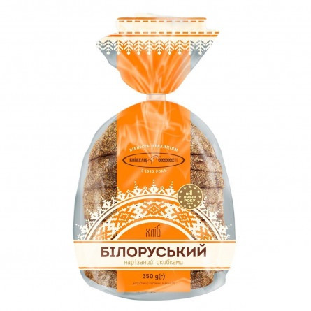 Хліб Київхліб Білоруський половина нарізка 350г