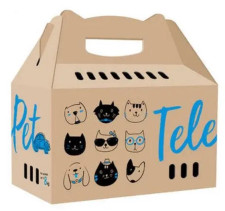 Коробка-переноска TelePet для кошек mini slide 1