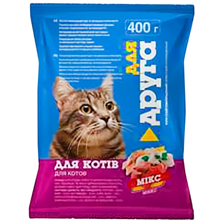 Корм сухой Для друга Микс для кошек 400г