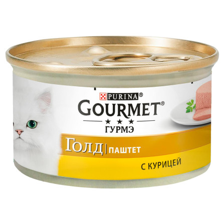 Корм для котів Gourmet Gold паштет з куркою 85г