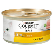 Корм для котов Gourmet Gold паштет с курицей 85г mini slide 1