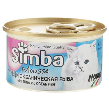 Корм Simba с тунцем и океанической рыбой для кошек 85г mini slide 1