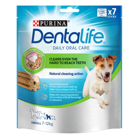 Ласощі Purina Dentalife для чищення зубів для собак малих порід 115г