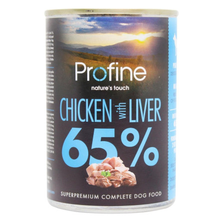 Влажный корм для собак Profine Chicken and Liver курица и печень 400г