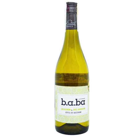 Вино B.A.BA IGP Cotes de Gascogne сухое белое 12,5% 0,75л slide 1