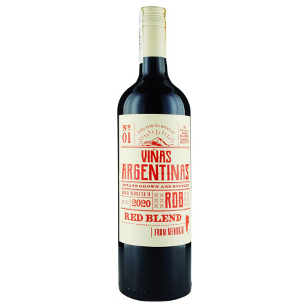Вино Vinas Argentinas Red Blend красное сухое 13% 0,75л