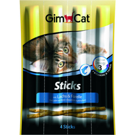 Палички м'ясні для котів Gimborn GimCat лосось та форель 1шт slide 1