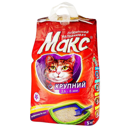 Наполнитель Макс большой гигиенический для кошек 5кг