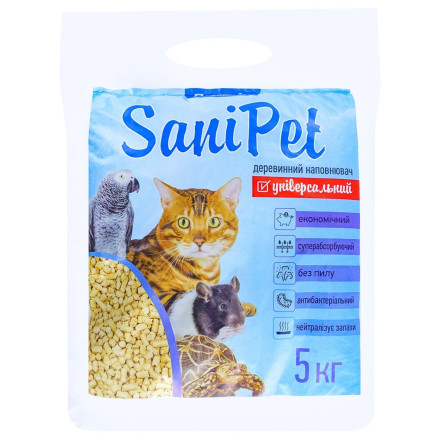 Наполнитель универсальный Sani Pet домашних животных 5кг