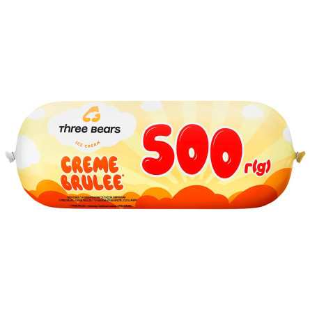 Морозиво Три Ведмеді Creme brulee 500г