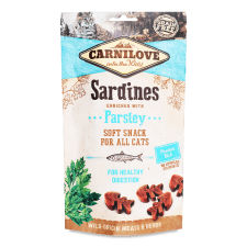 Ласощі для котів Carnilove Sardines with parsley mini slide 1