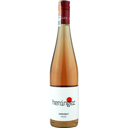 Вино Heninger Zweigelt Rose 2020 рожеве сухе 0.75 л slide 1