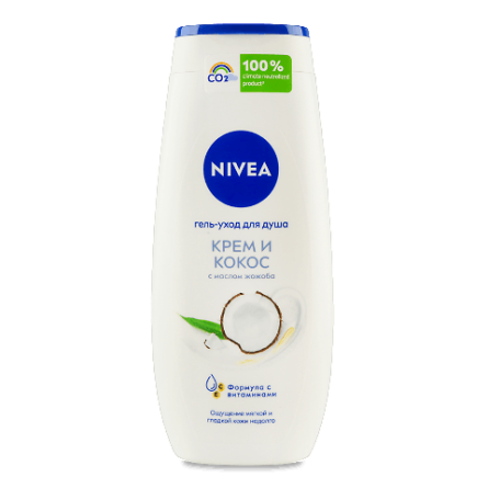 Крем-гель для душу Nivea «Кокос» slide 1