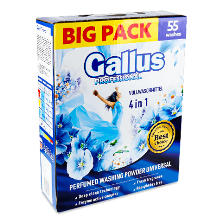 Порошок пральний Gallus Professional 4 в 1 Univesal