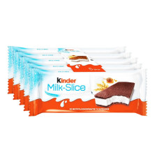 Пирожное Kinder Milk Slice бисквитное с молочной начинкой 5шт 28г mini slide 3