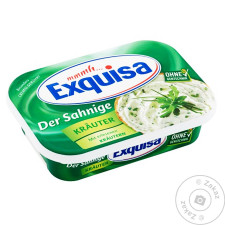 Сыр Exquisa сливочный мягкий c травами 66% 200г mini slide 1