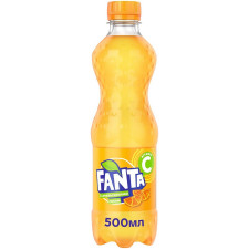 Напій Fanta з апельсиновим соком безалкогольний сильногазований 500мл mini slide 1