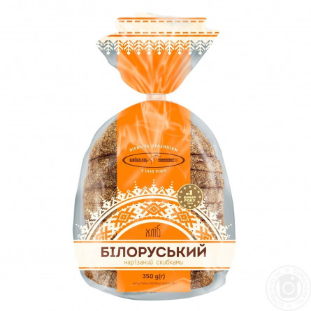 Хліб Київхліб Білоруський половина нарізка 350г slide 1